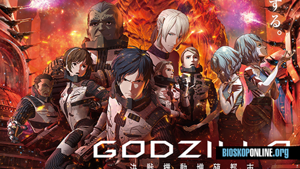 nonton film Godzilla City on the Edge of Battle 2018 subtitle indonesia